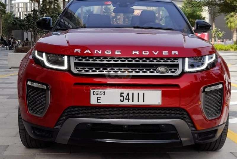 Red Land Rover Range Rover Evoque Convertible 2017